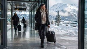 Airport Outfit Ideas Winter Travelers Need For Snow Trips