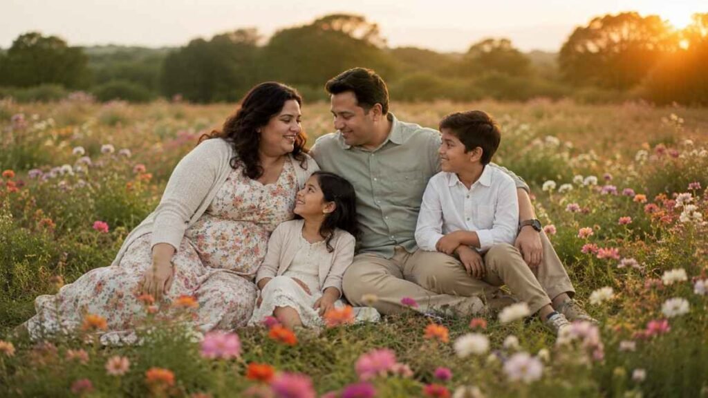 Dreamy Spring Family Photo Outfits for Outdoor Sessions