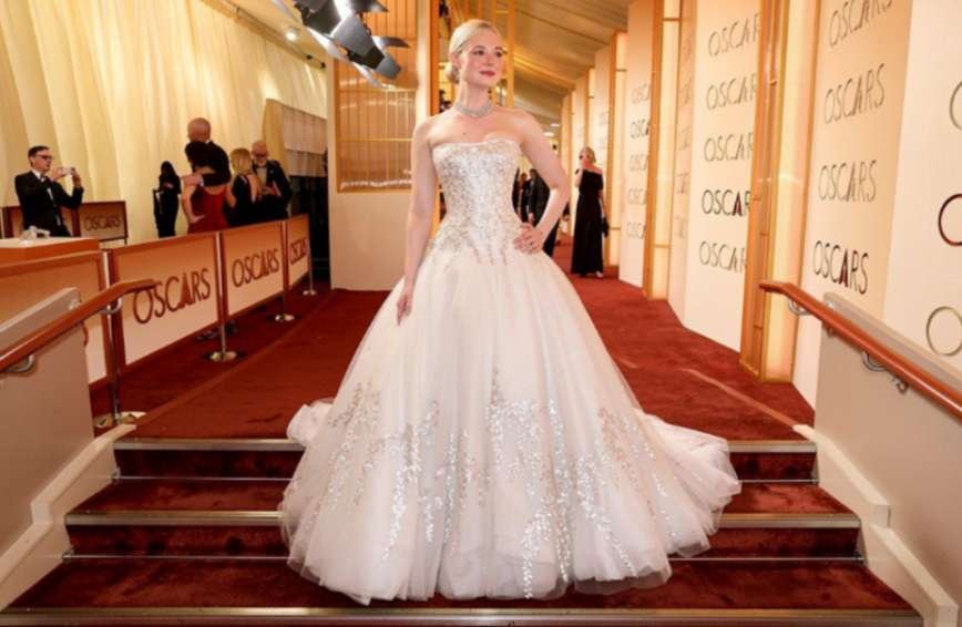 Elle Fanning: Ethereal Bridal Energy
