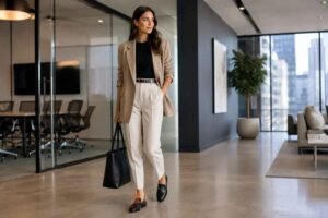 How To Style Trendy Loafers for Office Outfits