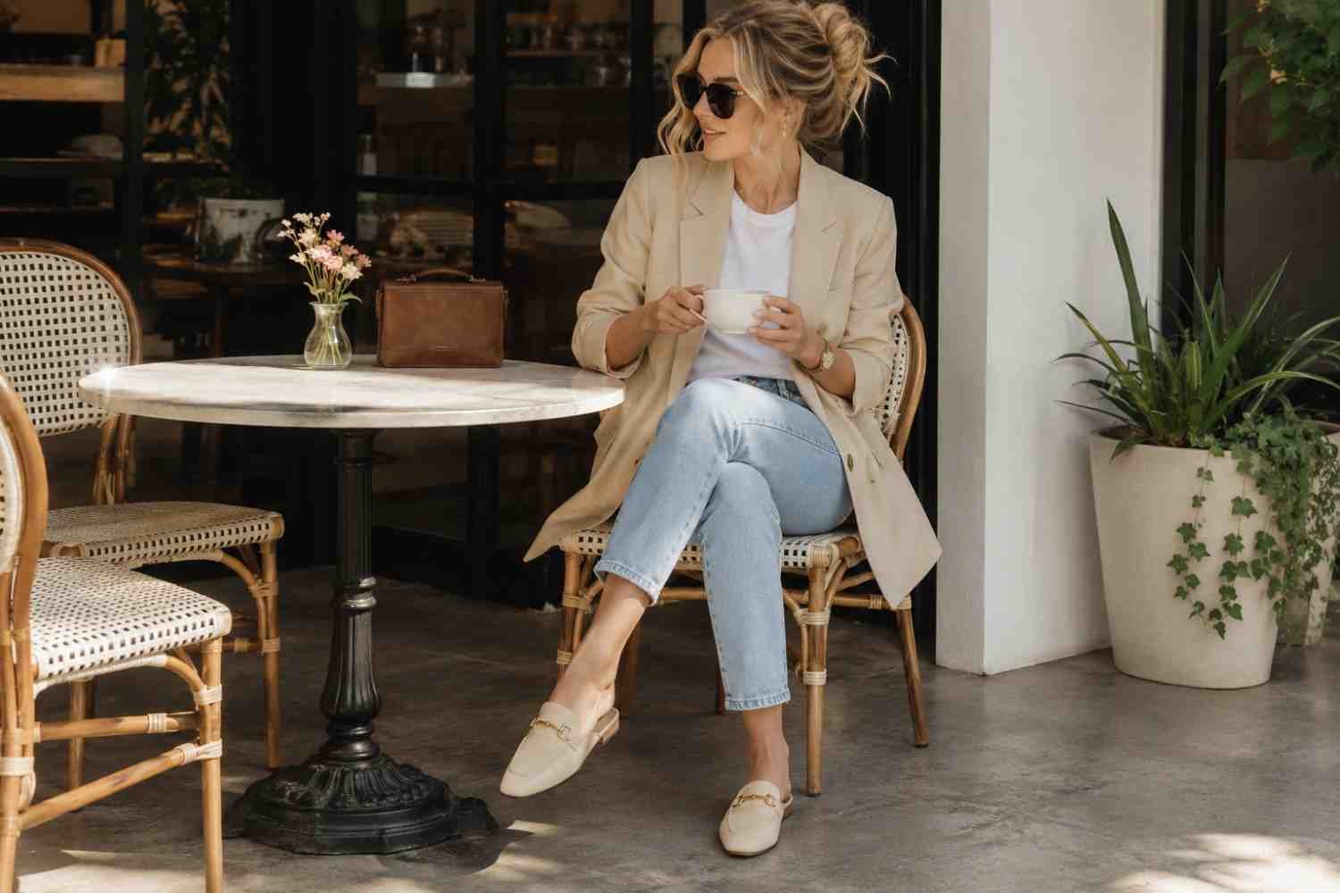 Loafers and Mules Make Casual Outfits Feel More Styled