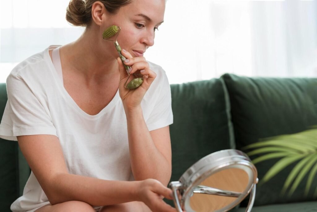 Natural skincare routine